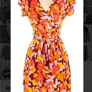 Nine West Floral Wrap Dress - Multicolor